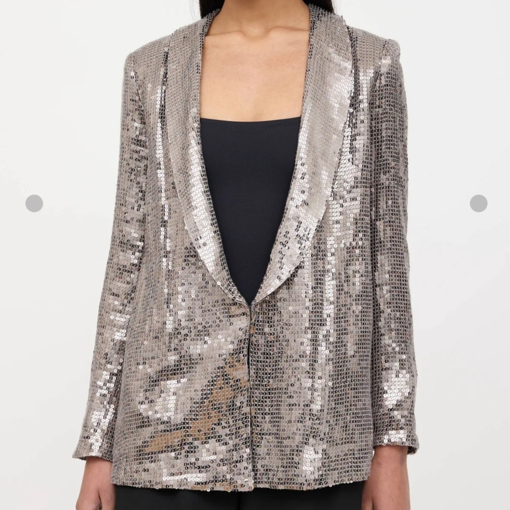 Alice + Olivia Sequin Blazer
